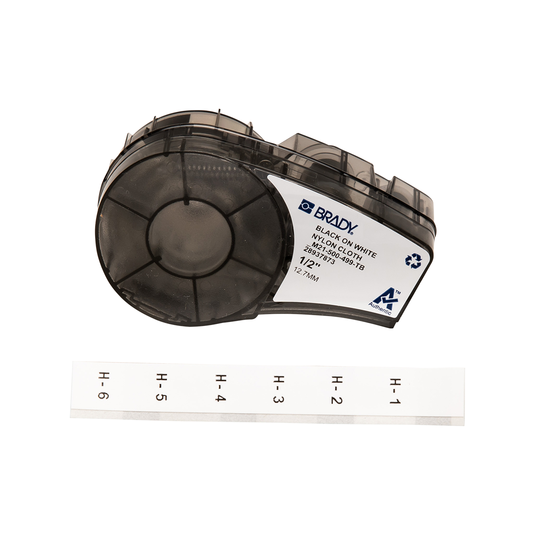 Etiquetas para Bloques Teminales/Nylon, 1/2An pulg,16L pies | ID+Safety