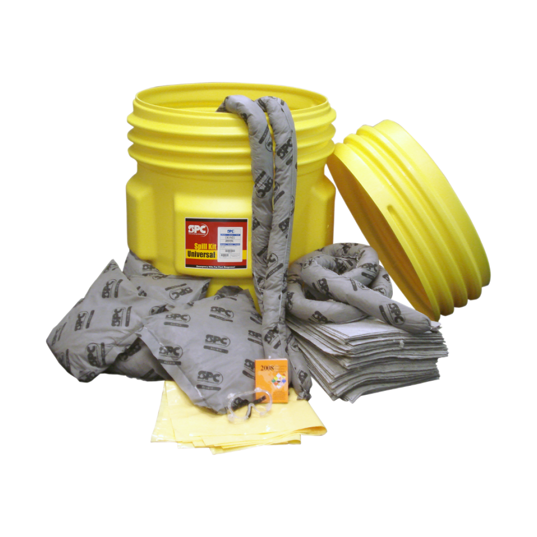 Kit Antiderrames para Aceites, Tambor 65 gal. Amarillo | ID+Safety